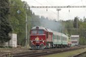 Rozjezd T 679.1579 v Hluboké nad Vltavou-Zámostí, 7.5.2015, © Jan Kubeš