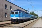 16.05.2015 - Týniště n.O.: 163.076-3 přiváží 11 min. opožděný Os 5605 Hradec Králové hl.n. - Choceň © PhDr. Zbyněk Zlinský