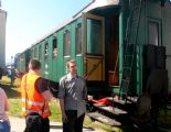 16.5.2015 - Olomouc, muzeum ČD: historický vlak jezdí jen v obvodu stanice © Luděk Šimek