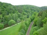 27.5.2015 - Hetzdorfský viadukt, pohled do údolí proti proudu řeky Flöha © Marek Vojáček