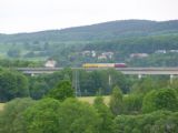 27.5.2015 - pohled ze starého viaduktu na viadukt Flöhatalbrücke na přeložce © Marek Vojáček