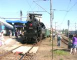 06.06.2015 - Havlíčkův Brod: mimořádný vlak v čele s 354.195 u 5. nástupiště © Luděk Šimek