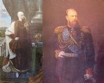 Přelom 19. - 20. století, František Josef I. (1901) a ruský car Alexandr III. (1883); zdroj: sbírka Stanislav Plachý