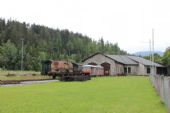 24.06.2015 - Bayerisch Eisenstein: Localbahnmuseum z Bahnhofstraße, u vrat přípojný vůz VB 10.09 GKB © PhDr. Zbyněk Zlinský