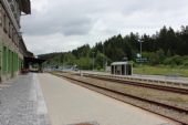 24.06.2015 - Bayerisch Eisenstein: stanice od příchodu k vlakům © PhDr. Zbyněk Zlinský