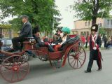 23.05.2015 - Kroměříž: průjezd Františka Josefa I. a ruského cara Alexandra III. Nádražní ulicí © Stanislav Plachý