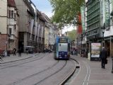 Freiburg im Breisgau, Kaiser Joseph Strasse s tramvají typu GT8Z, 30.4.2015 © Jiří Mazal