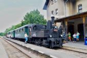 25.7.2015 - Bakov nad Jizerou: 310.0134, parní vlak Klubu přátel železnice Českého ráje © Jiří Řechka