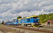 25.7.2015 - Libuň: 749.039, vlaková souprava MBŽS/AŽD © Jiří Řechka