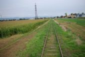 31.08.2014, Pohľad na trať, Piešťany - Vrbové © Michal Červeňák