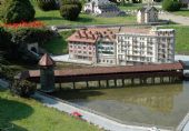 Kapličkový most v Luzernu, nejstarší dřevěný most v Evropě; Swissminiatur Melide, 08.09.2009 © Pavel Stejskal 