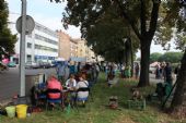 29.08.2015 - Hradec Králové, Smetanovo nábř.: sekce stabilních motorů je umístěna v neplacené části areálu © PhDr. Zbyněk Zlinský