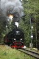 Vlak HSB na Brocken u předzvěsti do Schierke; 09.2005 © Pavel Stejskal