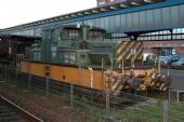 Lokomotiva Hoesch EH 159 jako pomník na nádraží DB Oberhausen; 09.2005 © Pavel Stejskal