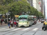 1.7.2015- San Francisco- Market Street- Streetcar PCC #1040 na jedinej historickej linke F © Juraj Földes 