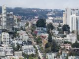 3.7.2015- San Francisco- Pohľad z veže na Lombard Street- najstrmšiu, jednosmernú, ulicu v meste © Juraj Földes