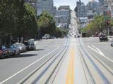 3.7.2015- San Francisco- Califirnia Street- celá linka prebiehe pôdorysne priamo © Juraj Földes
