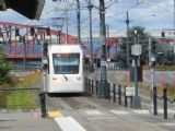 13.7.2015- Portland, OR- Interstate/ Rose Quarter- Max #525 na žltej linke, v pozadí Broadway Bridge © Juraj Földes