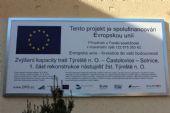 24.10.2015 - Týniště n.O.: informace o přestavbě stanice na objektu rozvodny v ulici Nádražní © PhDr. Zbyněk Zlinský