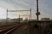 11.12.2015 - Praha-Bubny: Negrelliho viadukt od stanice © Jiří Řechka