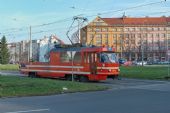 11.12.2015 - Praha-Dejvice: mazací tramvaj © Jiří Řechka