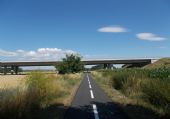 21.07.2015 - úsek Těšice - Tištín, bývalé teleso trate popod diaľnicu D1, smer Nezamyslice © Michal Čellár