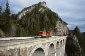 Pracovná plošina pred tunelom, Krausel-Klause-Viadukt, 12.12.2015 © Kamil Korecz