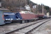 Trosky prevezené do stanice Semmering, 12.12.2015 © Kamil Korecz