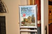 1.3.2016 - Muzeum hlavního města Prahy: poutač na model nádraží Praha-Těšnov © Jiří Řechka