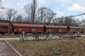 25.02.2016 - žst. Smiřice: i tady funguje cyklistické Park & Ride © PhDr. Zbyněk Zlinský