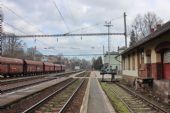 25.02.2016 - žst. Smiřice: ohlédnutí na 3. - 1. nástupiště a zarážedlo koleje 4 © PhDr. Zbyněk Zlinský