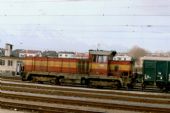 6.3.1997 - Poprad: Favorit 731 036-0 posunuje © Ondrej Krajňák