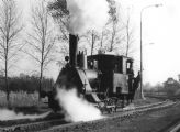 70. léta - Čelechovice na Hané: Parní lokomotiva Krauss-Linz 1172/1921 na vlečce cukrovaru © sbírka Tomáš Čech