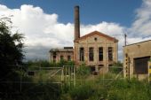 květen 2011 - Čelechovice na Hané: pohled od brány vlečky, foto z fabriky.cz