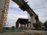 Čína - projekt JingShang, most hotový, zvyšok viaduktu sa doplní neskôr. 22.10.2015 © Ing. František Smatana