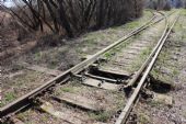 27.03.2016 - Hradec Kr.-Březhrad, vlečka Průmstav: nepřestavitelná výhybka P2 © PhDr. Zbyněk Zlinský