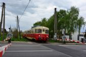 16.04.2016 - Sečovce: Mimoriadny osobný vlak vchádza do stanice © Ondrej Krajňák