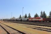 21.04.2016 - žst. Ostroměř: 749.181-4 se soupravou vlaku 56656 Ostroměř - Chlumec nad Cidlinou © PhDr. Zbyněk Zlinský