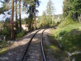 Původní svršek i trakční vedení Rittnerbahn z dob c. a k. monarchie u zastávky Rinnen, 27.9.2009 © Jan Přikryl