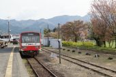 Konečná Takamori, Minamiaso Railway apríl 2016 © Tomas Votava