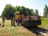 18.6.2016 - Chotěboř: drezína na vlečce do muničního skladu © Dominik Havel