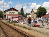 18.6.2016 - Chotěboř: o svezení na zahradní železnici byl velký zájem © Dominik Havel