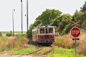 25.6.2016 - Kouřim: M 262.056, Os 18302 Podlipanský motoráček © Jiří Řechka