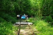 Vélorail d´Austreberthe; Pont des Vieux - St. Paër; severní sekce; 13.5.2015 © Filip Kuliš