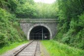 Vélorail du Pont Érambourg; Tunnel des Gouttes nedaleko Pont-d´Ouilly; 15.5.2015 © Filip Kuliš