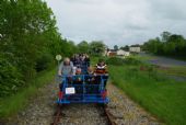 Vélorail Vallée de la Vire; St. Conde sur Vire - Gourfaleur; 14.5.2015 © Filip Kuliš