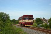 10.7.2016 - úsek Litovel - Litovel město: vůz 810.444 jako Os 14075 Červenka - Prostějov © Martin Skopal