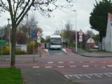 Leiden: autobus MHD linky 2 na mostě přes kanál © Tomáš Kraus, 16.4.2016