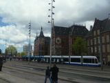 Amsterdam: tramvaje před nádražím © Tomáš Kraus, 17.4.2016