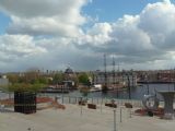 Amsterdam: námořní muzeum ze střechy budovy NEMO © Tomáš Kraus, 17.4.2016